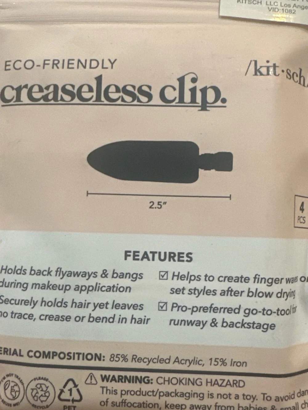 Kitsch Eco-Friendly Creaseless Clips